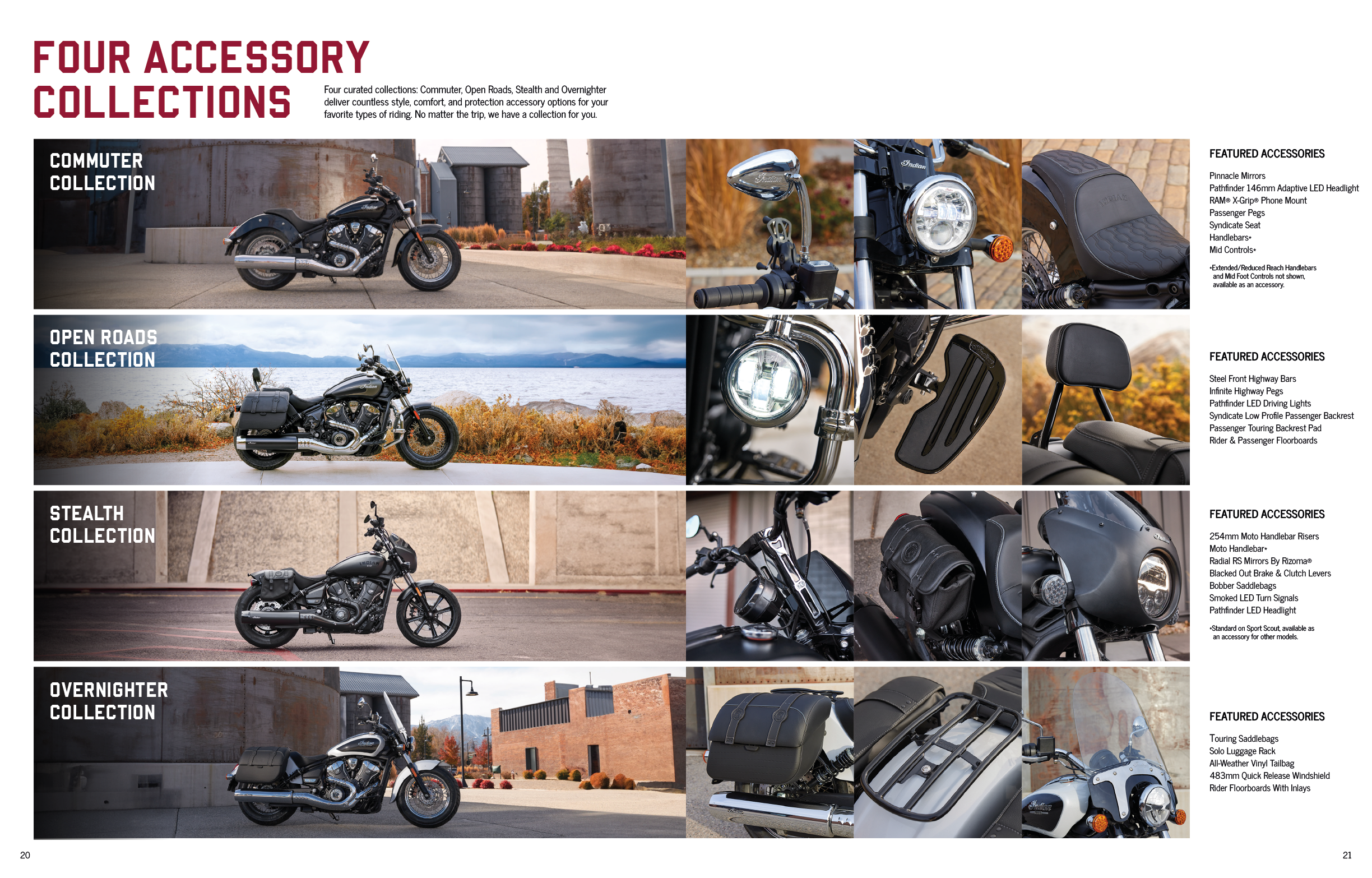 A poster showcasing four different motorcycles, one of which is a Harley Davidson. AI generated content